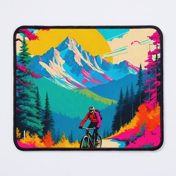 Item preview, MTB Racer Descending Downhill designed and sold by GrizzlyCollective.