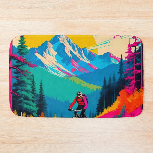 Item preview, MTB Racer Descending Downhill designed and sold by GrizzlyCollective.