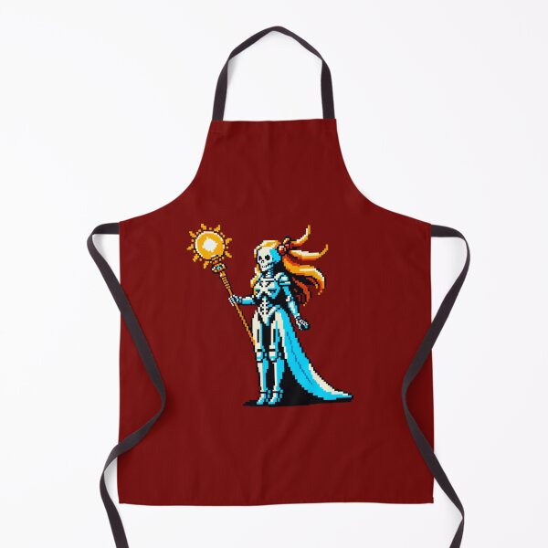 Item preview, Mira Solara: Solar Priestess with a Sun Motif and Glowing Scepter designed and sold by Ronny-Owiso.