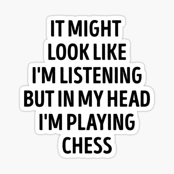 Item preview, Funny Chess Player Pun designed and sold by RareBunny.