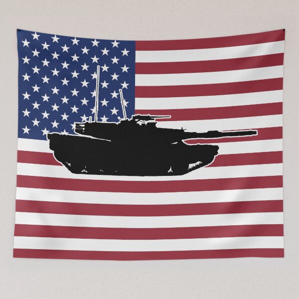 Item preview, Military: Abrams Tank (American Flag) designed and sold by Jared Davies.