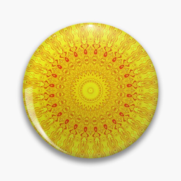 Item preview, Vibrant Yellow and Orange Sun-Like Mandala designed and sold by KaSaPo.