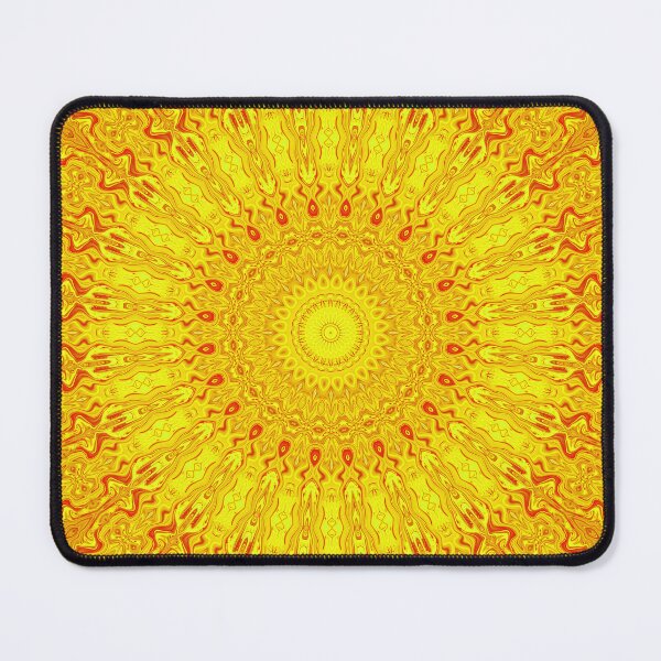 Item preview, Vibrant Yellow and Orange Sun-Like Mandala designed and sold by KaSaPo.
