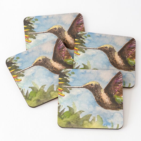 Item preview, Watercolor Hummingbird designed and sold by TheArtCave.