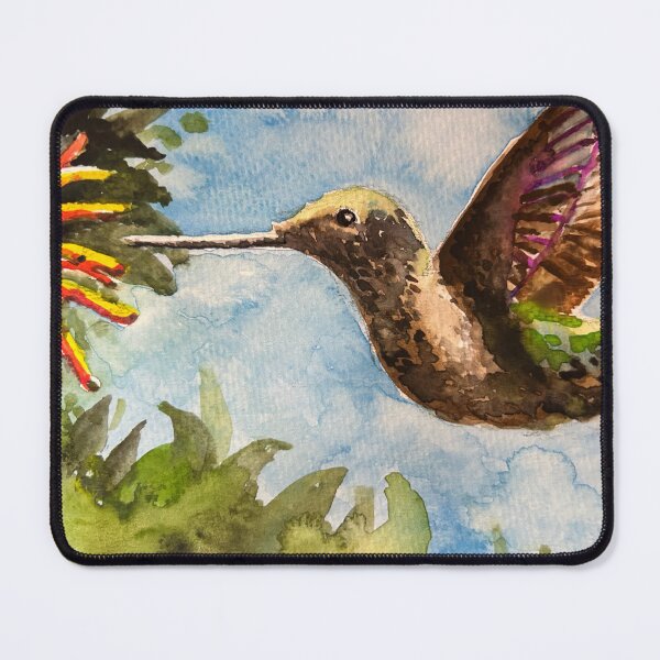 Item preview, Watercolor Hummingbird designed and sold by TheArtCave.