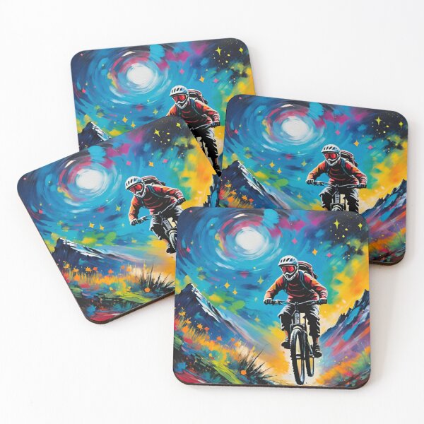 Artikelvorschau, Galaxial MTB Shredder in Aktion entworfen und verkauft von GrizzlyCollective.