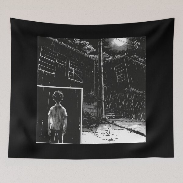 Item preview, what now - black and white horror manga anime boy designed and sold by ForsakenFrames.