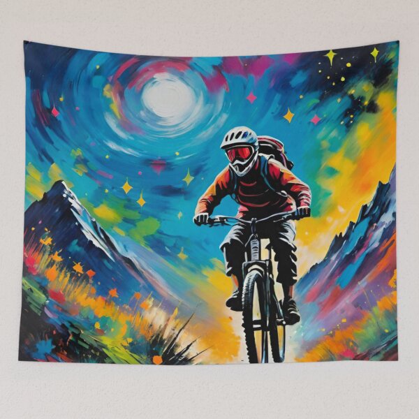 Artikelvorschau, Galaxial MTB Shredder in Aktion entworfen und verkauft von GrizzlyCollective.