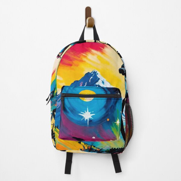 Item preview, Nighttime MTB Racer on Mountainside designed and sold by GrizzlyCollective.