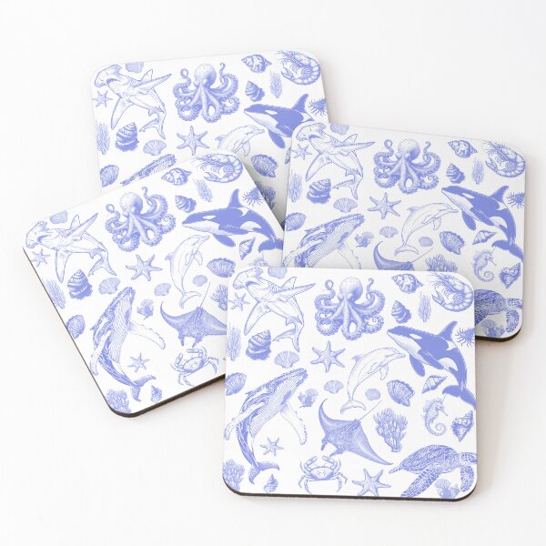 Item preview, Marine Life Ink Art Collection designed and sold by BeeFay.