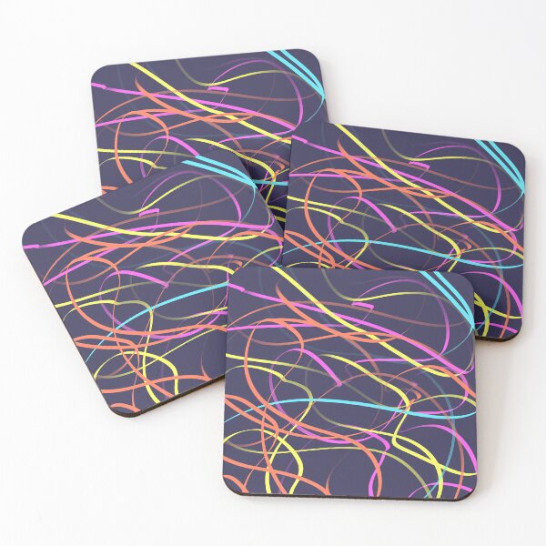 Item preview, ABSTRACT COLOURFUL LINES RAINBOW designed and sold by EDO-ART.