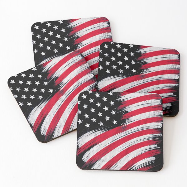 Item preview, American heart flag designed and sold by KrissGraphShop.