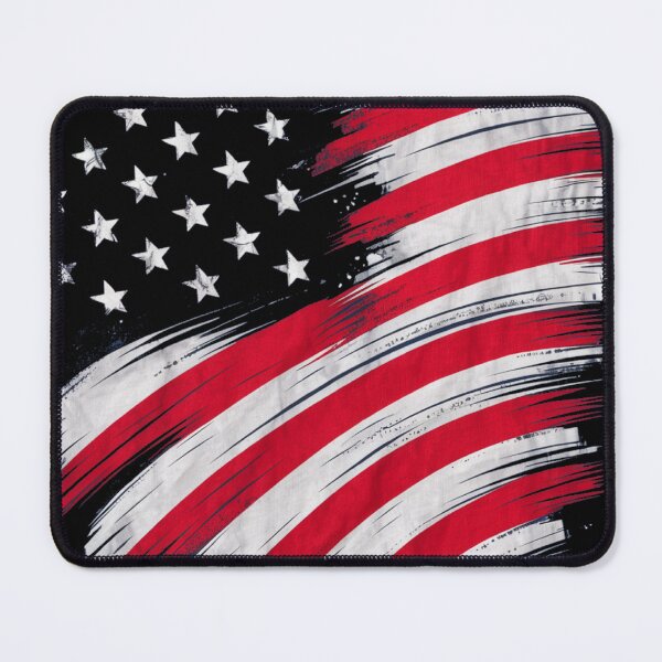Item preview, American heart flag designed and sold by KrissGraphShop.