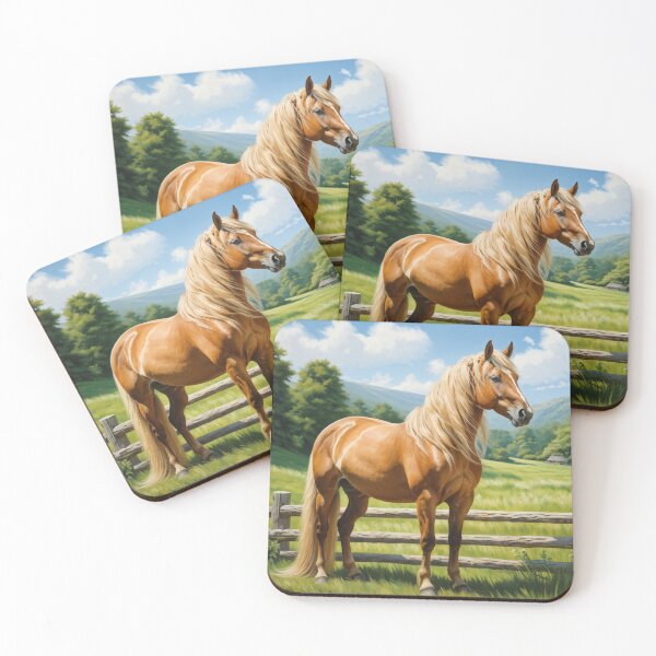 Item preview, haflinger horse slender handsome designed and sold by OxiSkor.