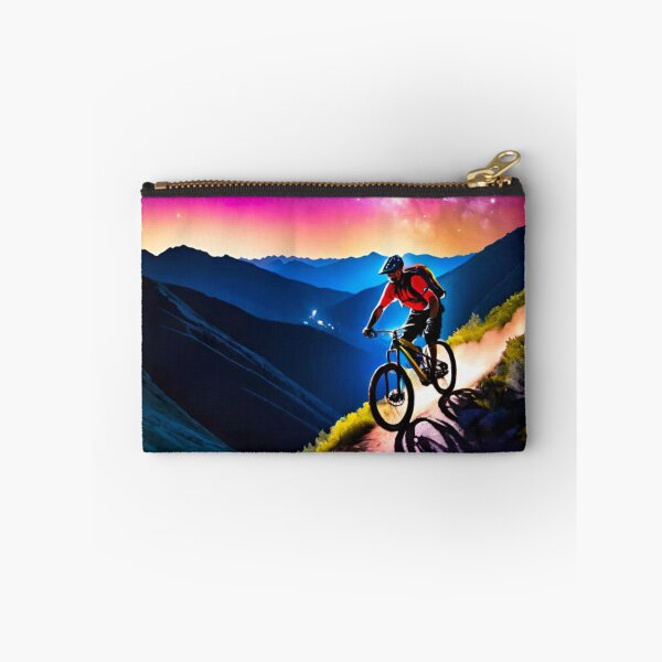 Artikelvorschau, Nächtlicher MTB-Fahrer in Aktion entworfen und verkauft von GrizzlyCollective.