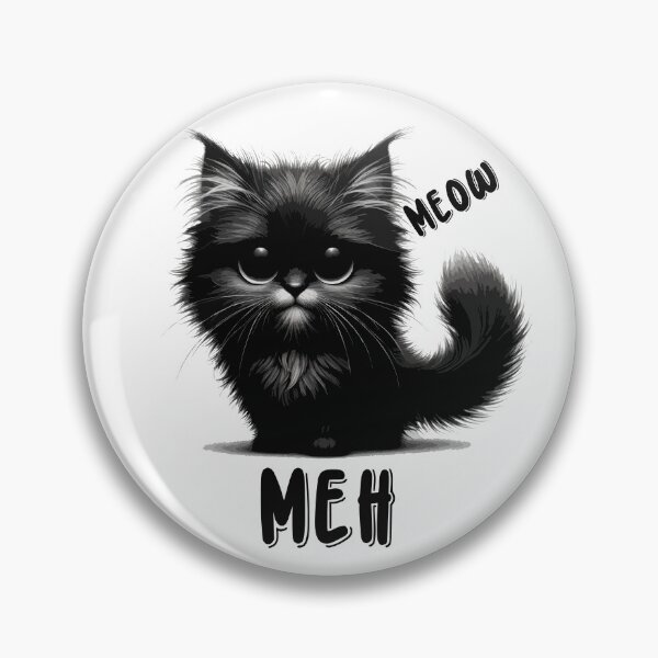 Item preview, Meh Cat Meow Kitty Cat designed and sold by AxelBrook.