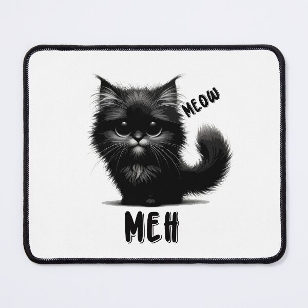 Item preview, Meh Cat Meow Kitty Cat designed and sold by AxelBrook.