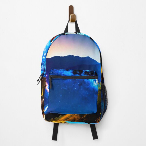 Item preview, MTB Rider Under Northern Lights designed and sold by GrizzlyCollective.