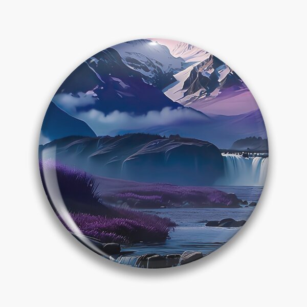 Item preview, River flowing through mountains and forests designed and sold by PixelParadies.