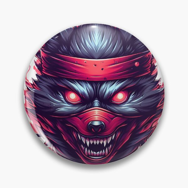 Item preview, Scary Spooky Werewolf Anime Samurai designed and sold by MakeIt-Tee-See.