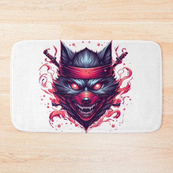 Item preview, Scary Spooky Werewolf Anime Samurai designed and sold by MakeIt-Tee-See.