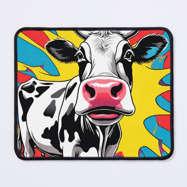 Item preview, Pop Art Cow with Speech Bubble designed and sold by TrendyGalaxy.