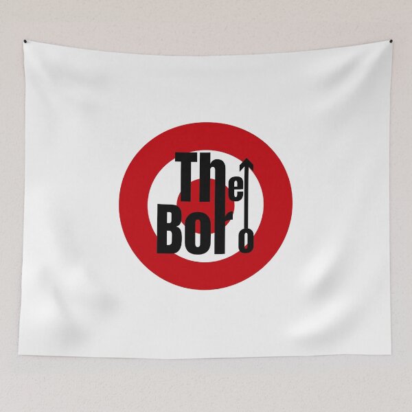 Item preview, The Boro Mods Red and White Roundel designed and sold by Logo-A-GoGo.