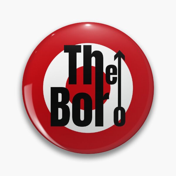 Item preview, The Boro Mods Red and White Roundel designed and sold by Logo-A-GoGo.