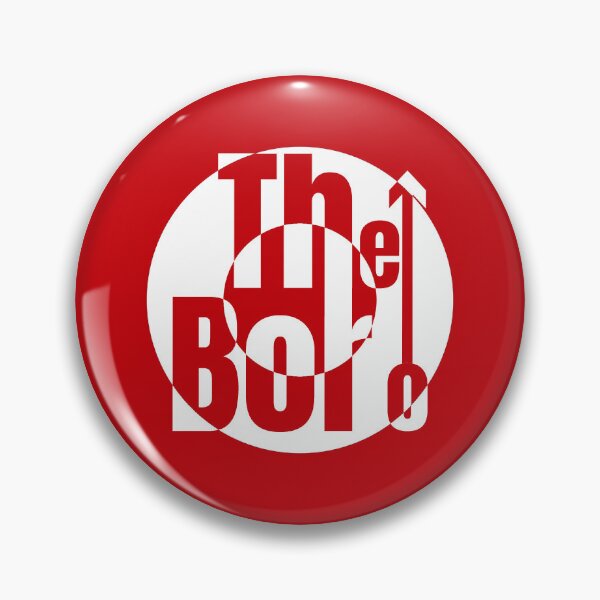 Item preview, The Boro Mods Red and White Roundel Inverted Text designed and sold by Logo-A-GoGo.