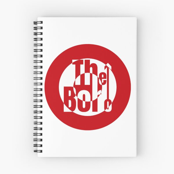 Item preview, The Boro Mods Red and White Roundel Inverted Text designed and sold by Logo-A-GoGo.