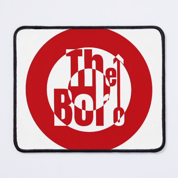 Item preview, The Boro Mods Red and White Roundel Inverted Text designed and sold by Logo-A-GoGo.