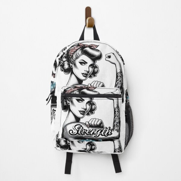 Item preview, Strength strong woman rockabilly gift designed and sold by Pineapple-Tree.