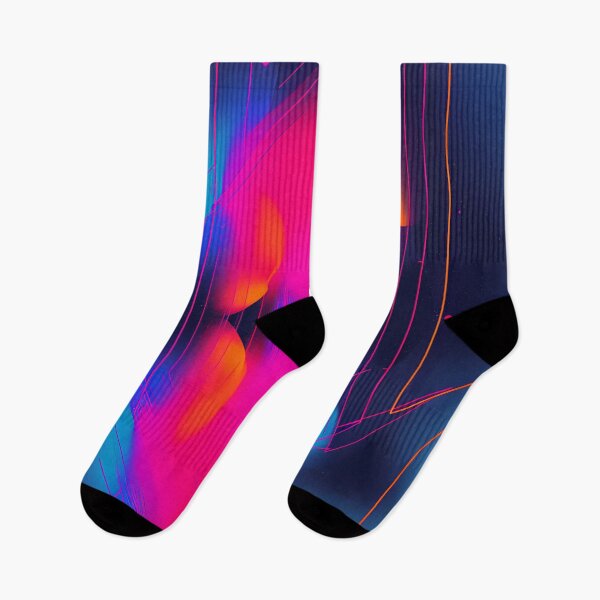 Item preview, “Neon Geometry Vibes” designed and sold by Art-Vortex-fr.