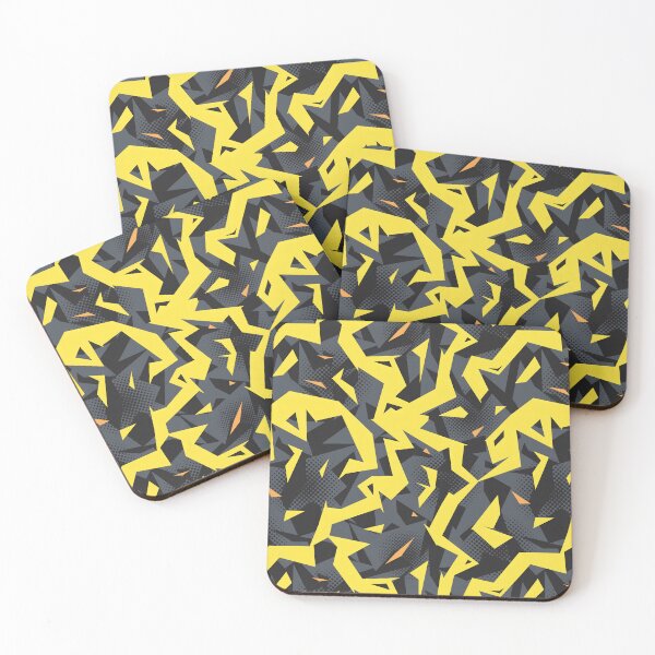 Item preview, Camouflaged yellow abstract designed and sold by UrbanCult-Store.