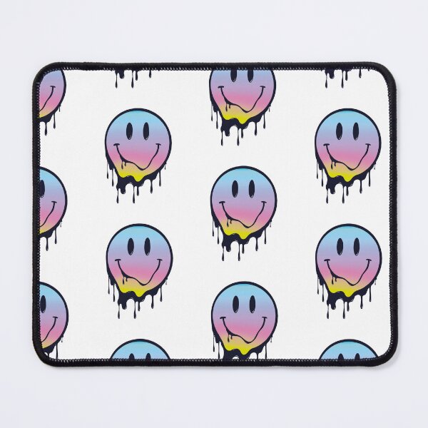 Item preview, Melting drippy dripping Smiley face gradient rainbow designed and sold by SoulRising.
