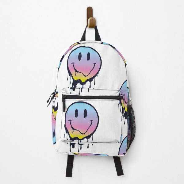 Item preview, Melting drippy dripping Smiley face gradient rainbow designed and sold by SoulRising.