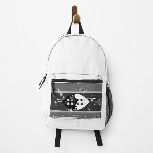 Item preview, Swaziland black and white flag vintage finish designed and sold by Starstacks.