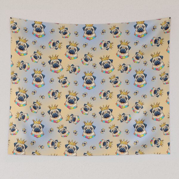 Item preview, Pug pattern designed and sold by VariousGoodies.