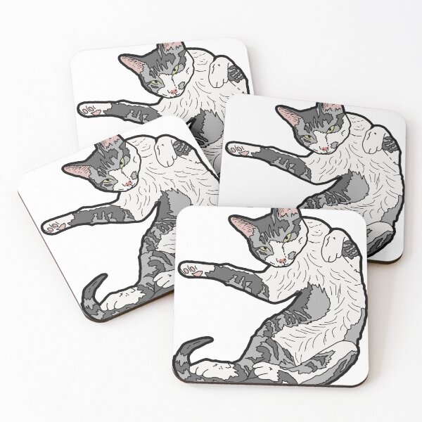 Item preview, cat lying down designed and sold by Brexmore3.
