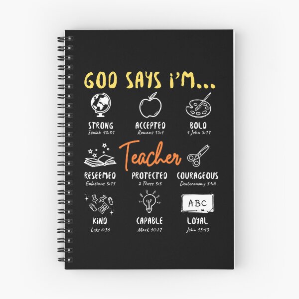 Item preview, God Says I'm Teacher Christian Back To School Religious Pray T-Shirt! designed and sold by Viran-Designs.