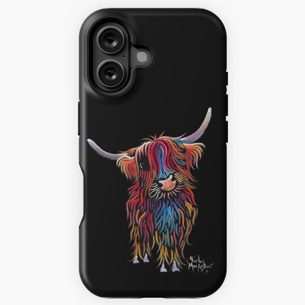 Vista previa del artículo con la obra «Vaca escocesa peluda de las Tierras Altas 'BaBe' de Shirley MacArthur», diseñado y vendido por Shirley MacArthur Limited.