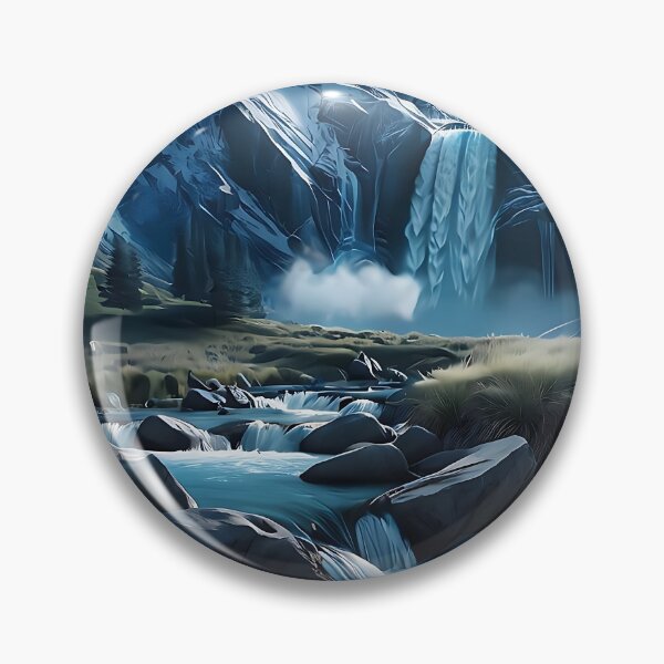 Item preview, River flowing through mountains designed and sold by PixelParadies.