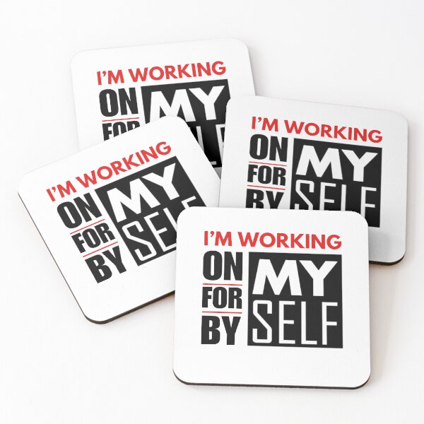 Item preview, Working On Myself! designed and sold by Zen Fit.