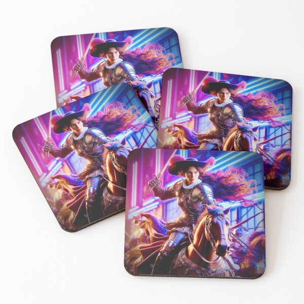 Item preview, Title: Neon Cavalier's Charge - Ghost Archer Illusions designed and sold by Ghost Archer Illusions.