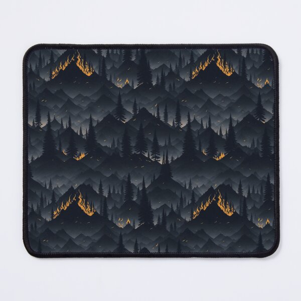 Item preview, Blazing Horizon: Forest Fire in Dark Mountains designed and sold by Daniel Haddad.