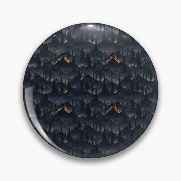 Item preview, Wildfire Glow: Flames in the Midnight Mountains designed and sold by Daniel Haddad.