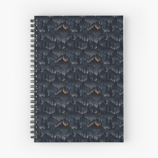 Item preview, Wildfire Glow: Flames in the Midnight Mountains designed and sold by Daniel Haddad.