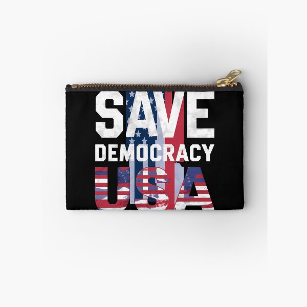 Item preview, Save Democracy USA | Patriotic Design | American Flag Graphic | Support Democracy | Political Statement Art | Perfect Gift for Patriots designed and sold by FEBRICAST.