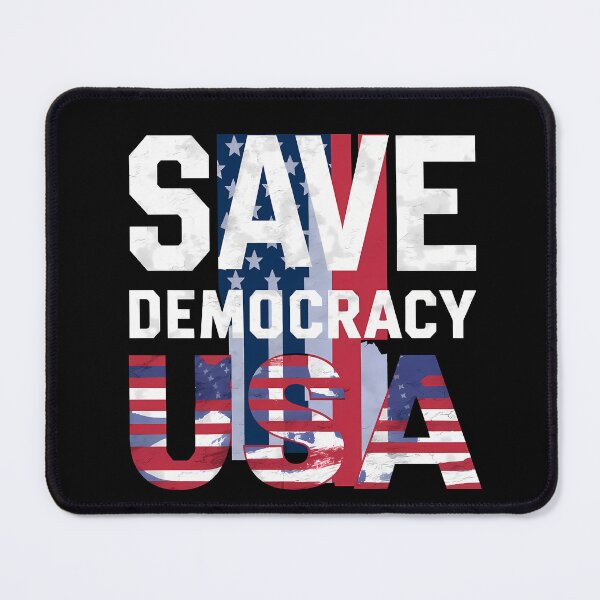 Item preview, Save Democracy USA | Patriotic Design | American Flag Graphic | Support Democracy | Political Statement Art | Perfect Gift for Patriots designed and sold by FEBRICAST.