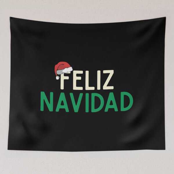 Item preview, 386 Feliz Navidad Or Merry Christmas In Spanish Cute And Funny Xmas Gifts Santa Hat Graphic	 designed and sold by pgamoqupt44.